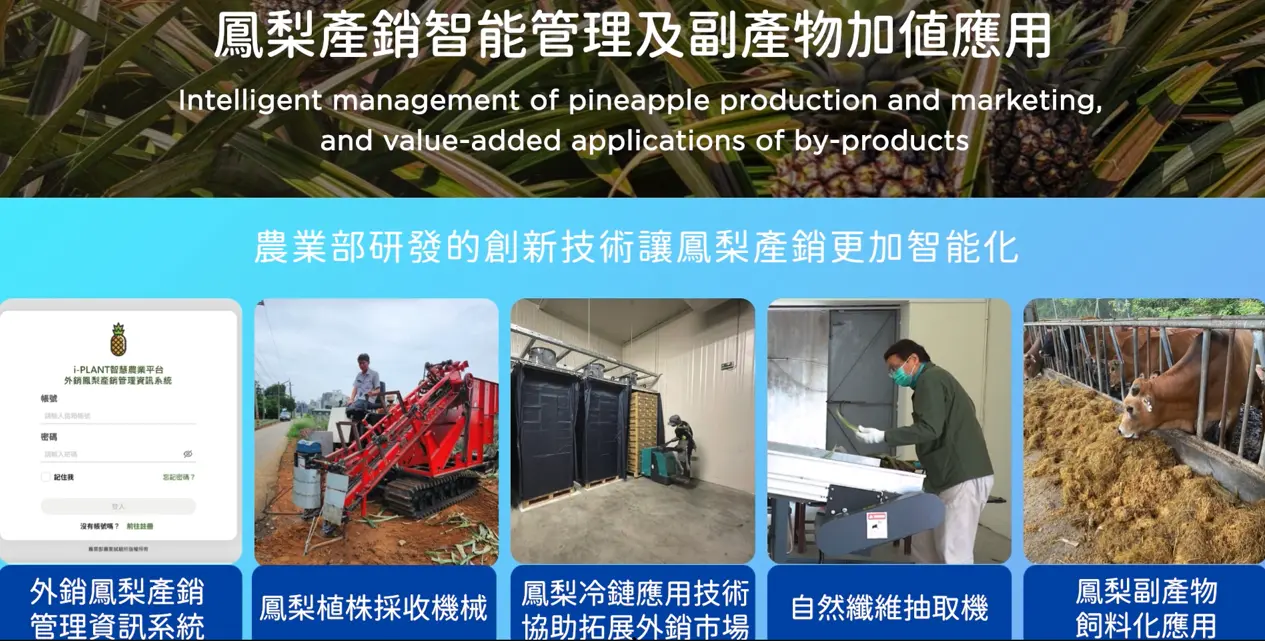 2024 永續發展館_亮點技術影片：鳳梨產銷智能管理及副產物加值應用