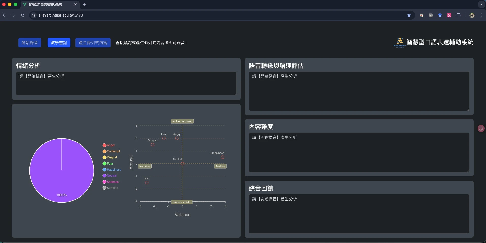 智慧型口語表達輔助系統