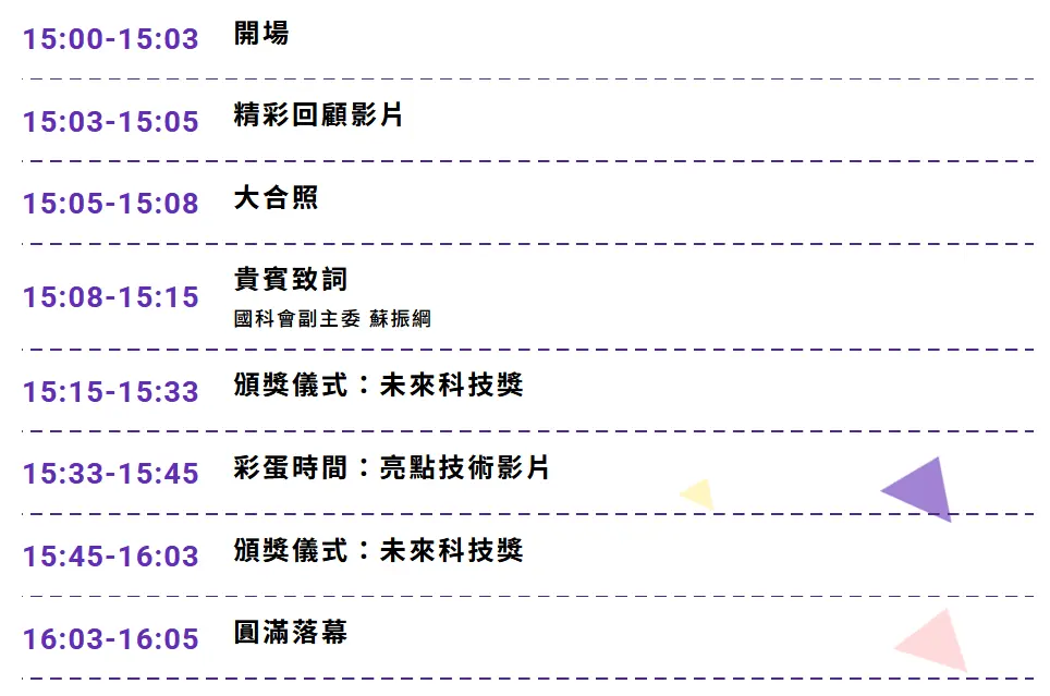 2026台灣創新技術博覽會、未來科技館、未來科技獎頒獎典禮